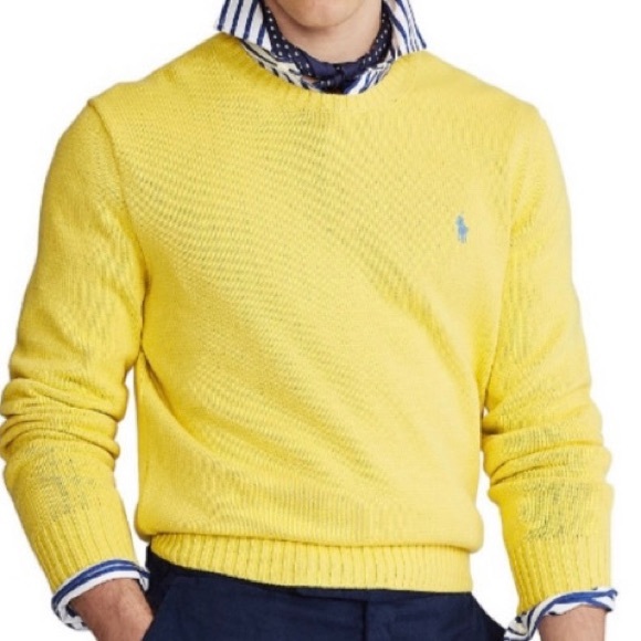 Polo Ralph Lauren Other - Polo Ralph Lauren Mens yellow sweater Large